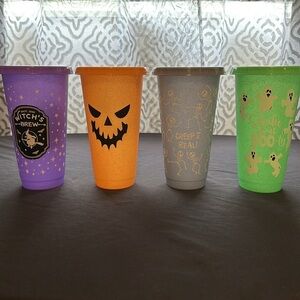Halloween double sided cups